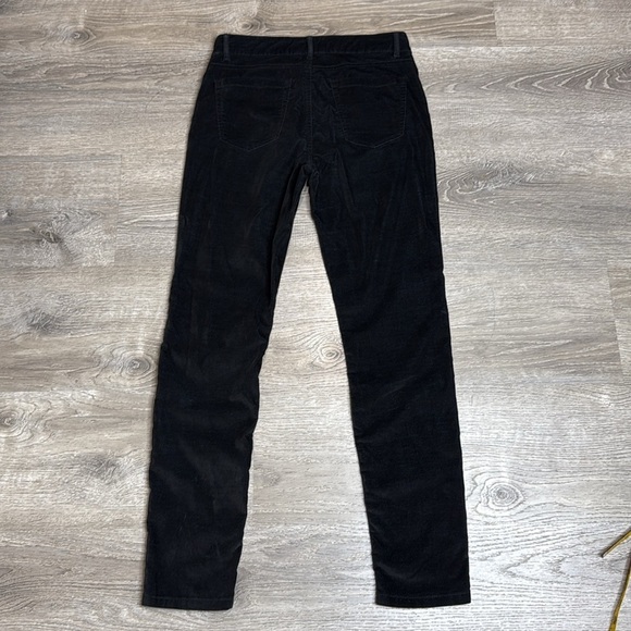 Peruvian Connection Zoe Velveteen Mid-Rise Skinny Jeans in Black Sz 6 - Picture 8 of 13
